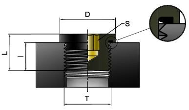 hex socket plug for hydraulic & pneumatic systems