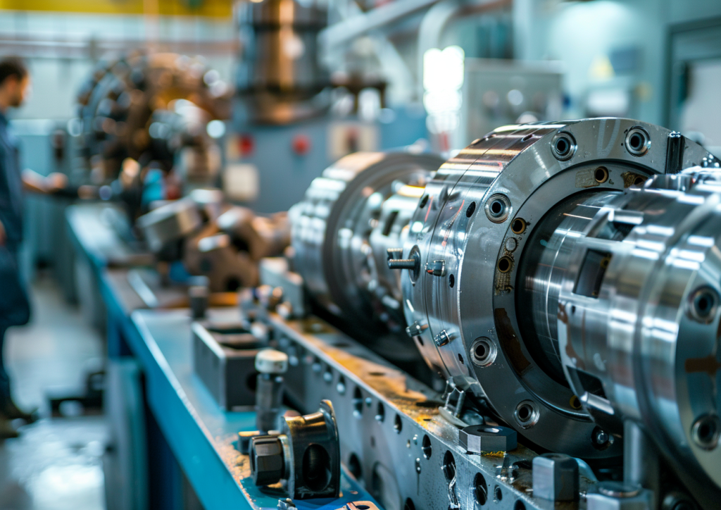 Hydraulic pump and motor repair including axial piston pump maintenance and performance testing